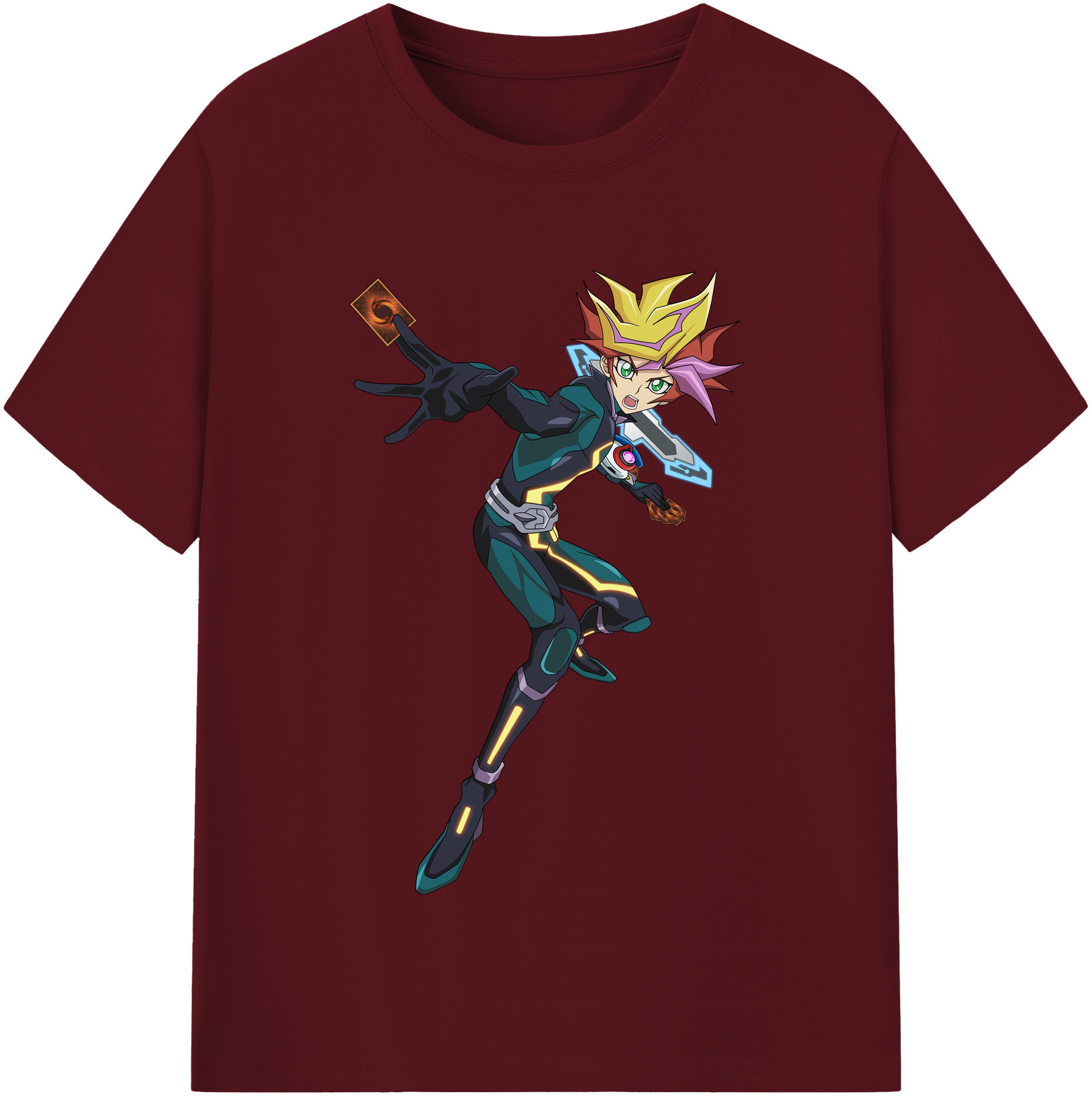（画像用） 遊☆戯☆王 Yu-Gi-Oh! 綿100％半袖Tシャツ（フロントプリント）